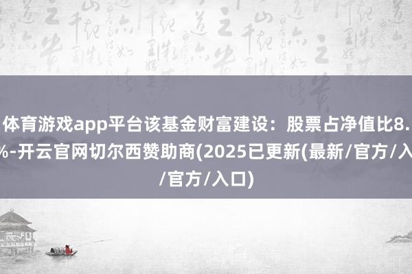 体育游戏app平台该基金财富建设：股票占净值比8.94%-开云官网切尔西赞助商(2025已更新(最新/官方/入口)
